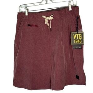 Vintage 1946 Print Windjammer Drawstring Shorts Men's Size Medium NWT